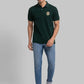 Men Slim Fit Blue Chinos