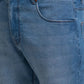 Men Slim Fit Blue Chinos