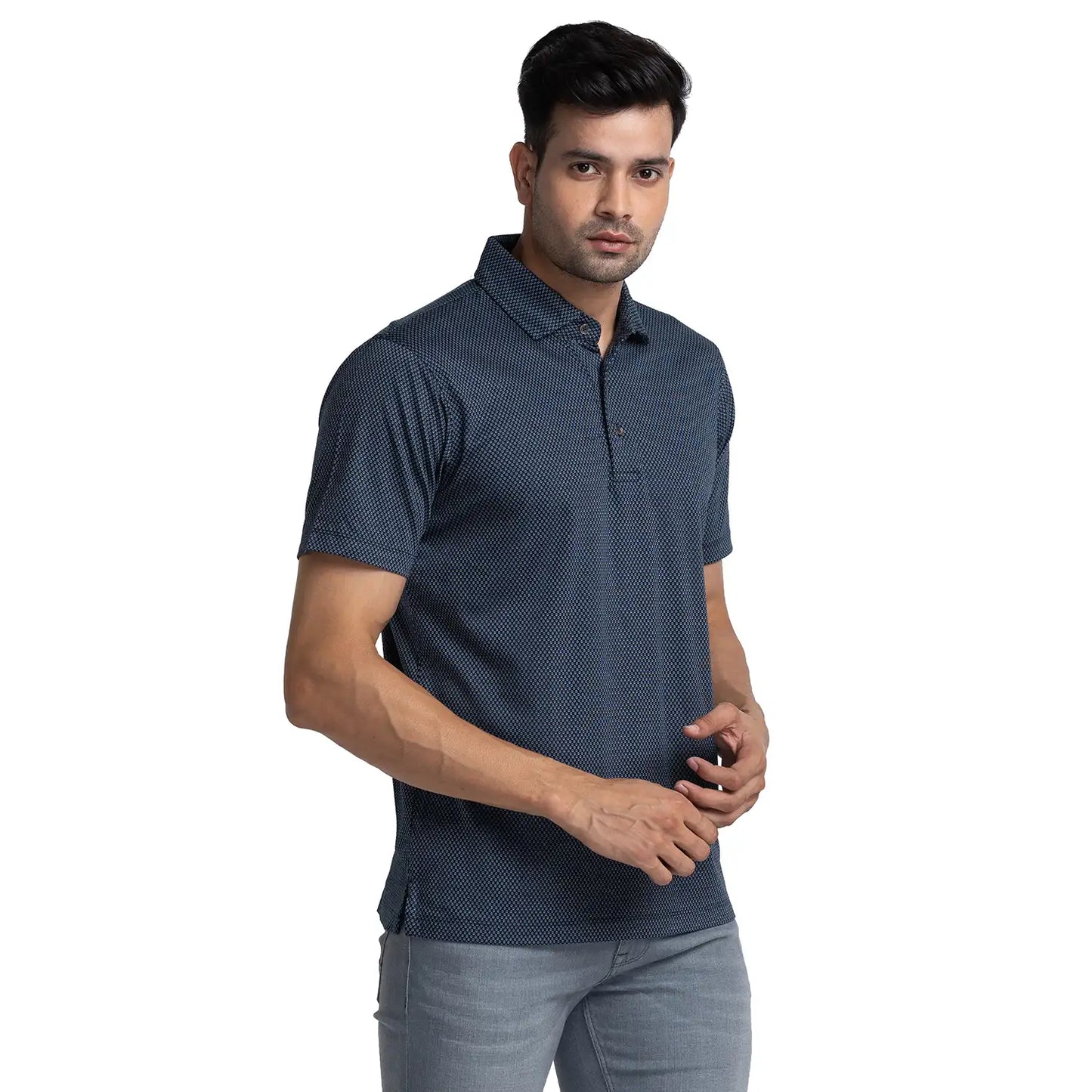 Men Slim Fit Grey Jeans