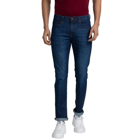 Men Slim Fit Grey Jeans