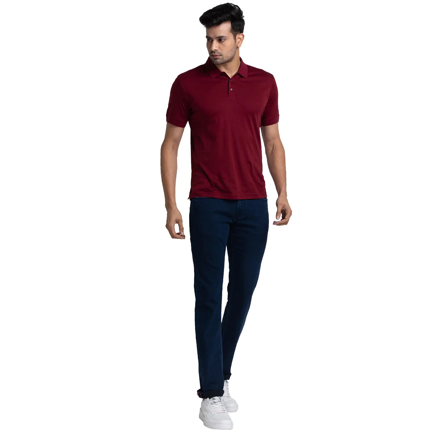 Men Slim Fit Blue Jeans