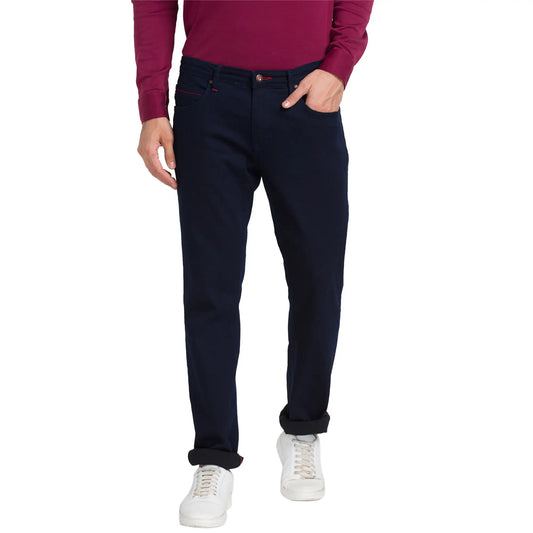 Men Slim Fit Blue Jeans