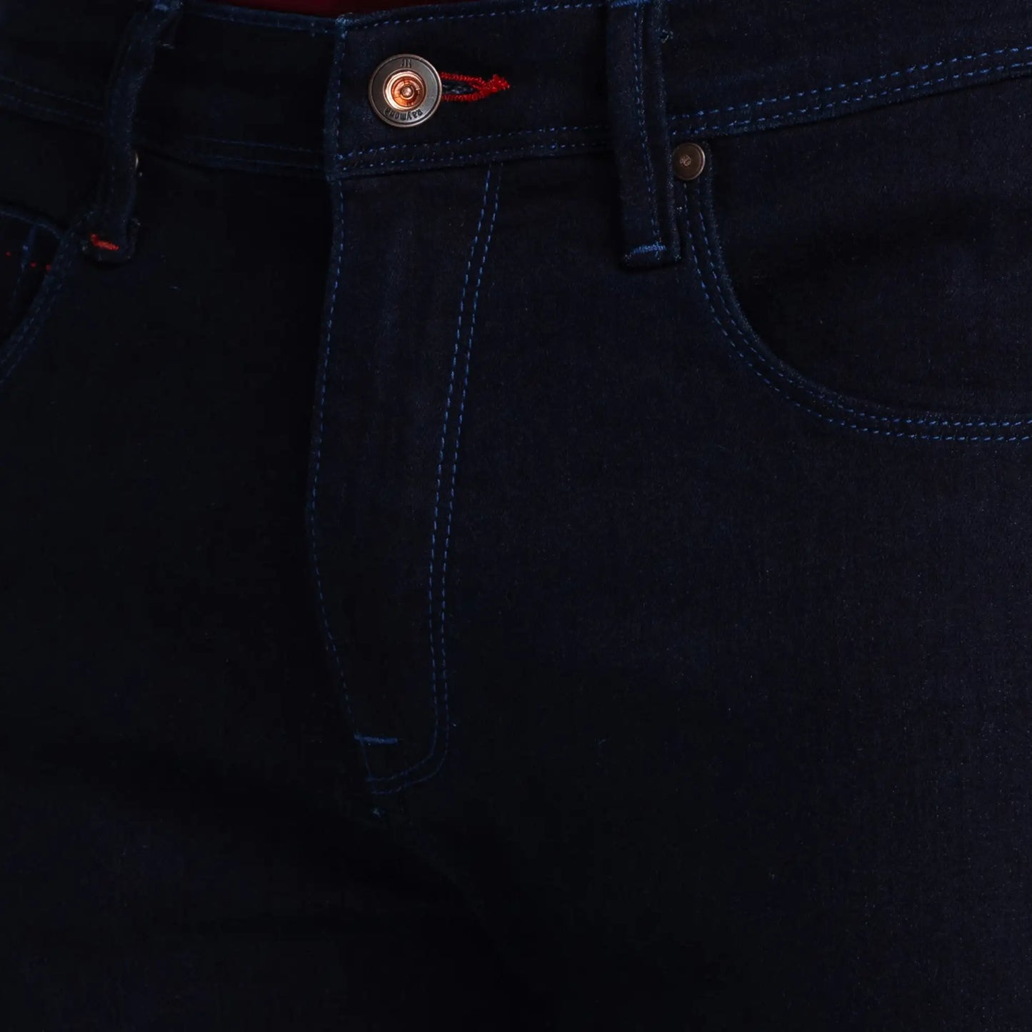 Men Slim Fit Khaki Jeans