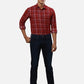Raymond Men Blue Solid Slim Fit Cotton Blend Jeans
