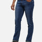 Raymond Men Blue Solid Slim Fit Cotton Blend Jeans