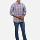 Raymond Men Blue Solid Slim Fit Cotton Blend Jeans