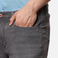 Raymond Men Blue Solid Slim Fit Cotton Blend Jeans