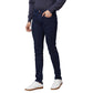 Men Black Contemporary Fit Structure Terylene Blend Suit