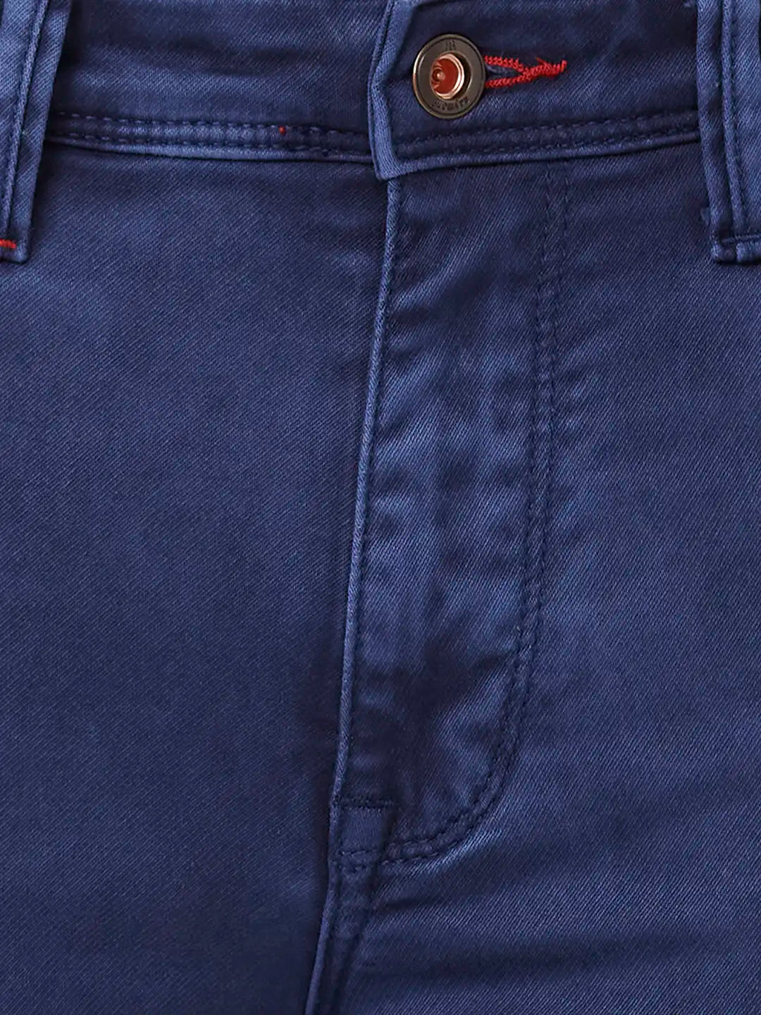 Raymond Slim Fit Solid Dark Blue Jeans