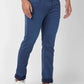 Raymond Slim Fit Solid Medium Blue Jeans