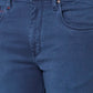 Raymond Slim Fit Solid Medium Blue Jeans