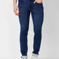 Raymond Slim Fit Solid Dark Blue Jeans
