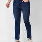 Raymond Slim Fit Solid Dark Blue Jeans