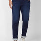 Raymond Slim Fit Solid Dark Blue Jeans
