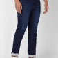 Raymond Slim Fit Solid Dark Blue Jeans