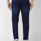 Raymond Slim Fit Solid Dark Blue Jeans
