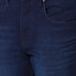 Raymond Slim Fit Solid Dark Blue Jeans