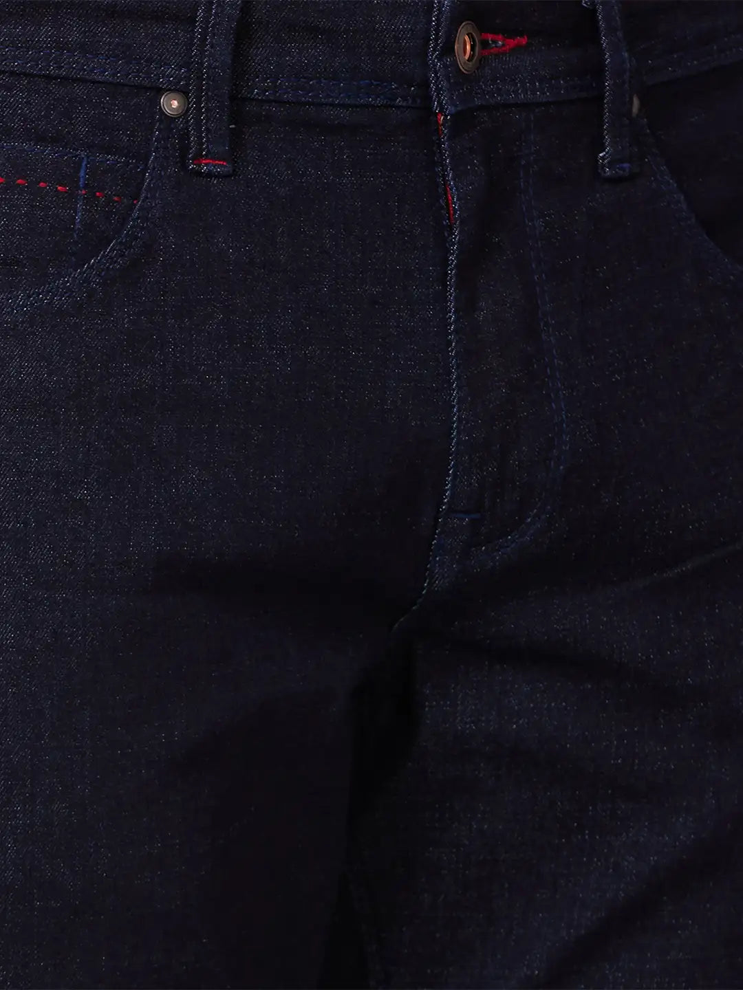Raymond Slim Fit Solid Dark Blue Jeans