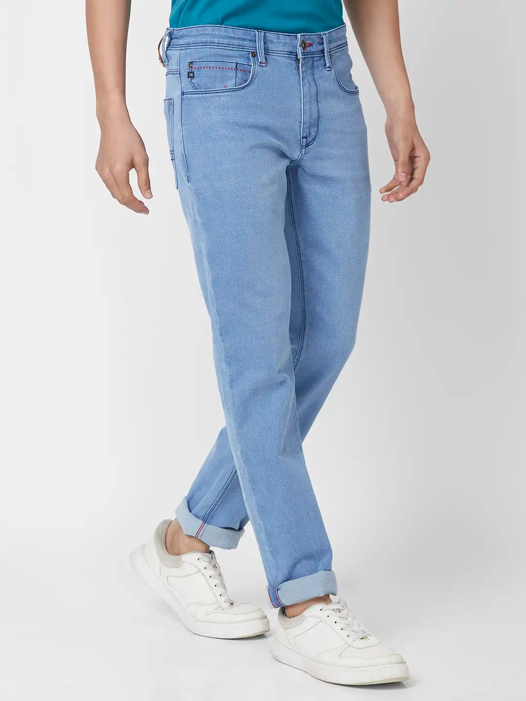 Raymond Slim Fit Solid Dark Fawn Jeans