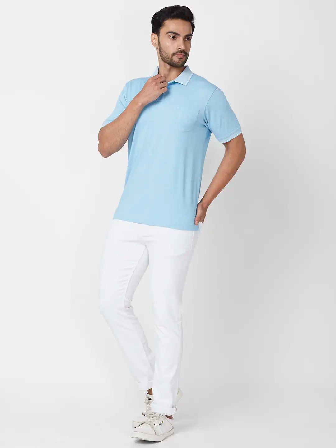 Raymond Contemporary Fit Striped Black Shirt
