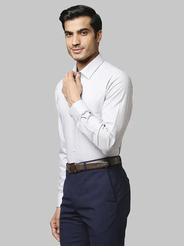 Men Contemporary Fit Maroon Shirt