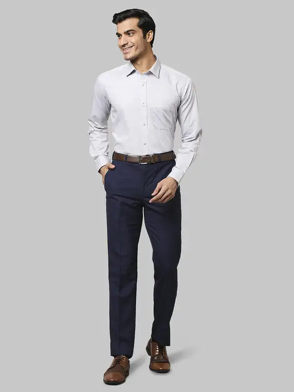 Men Contemporary Fit Maroon Shirt