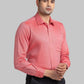 Men Fawn Contemporary Fit Structure  Cotton Full Sleeve Cutaway Collar Shirts