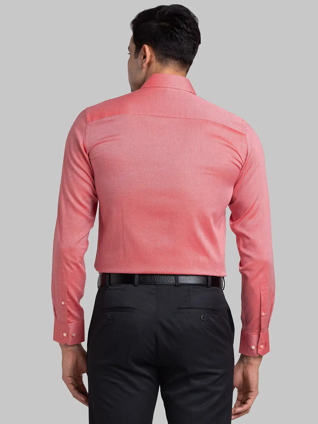 Men Fawn Contemporary Fit Structure  Cotton Full Sleeve Cutaway Collar Shirts