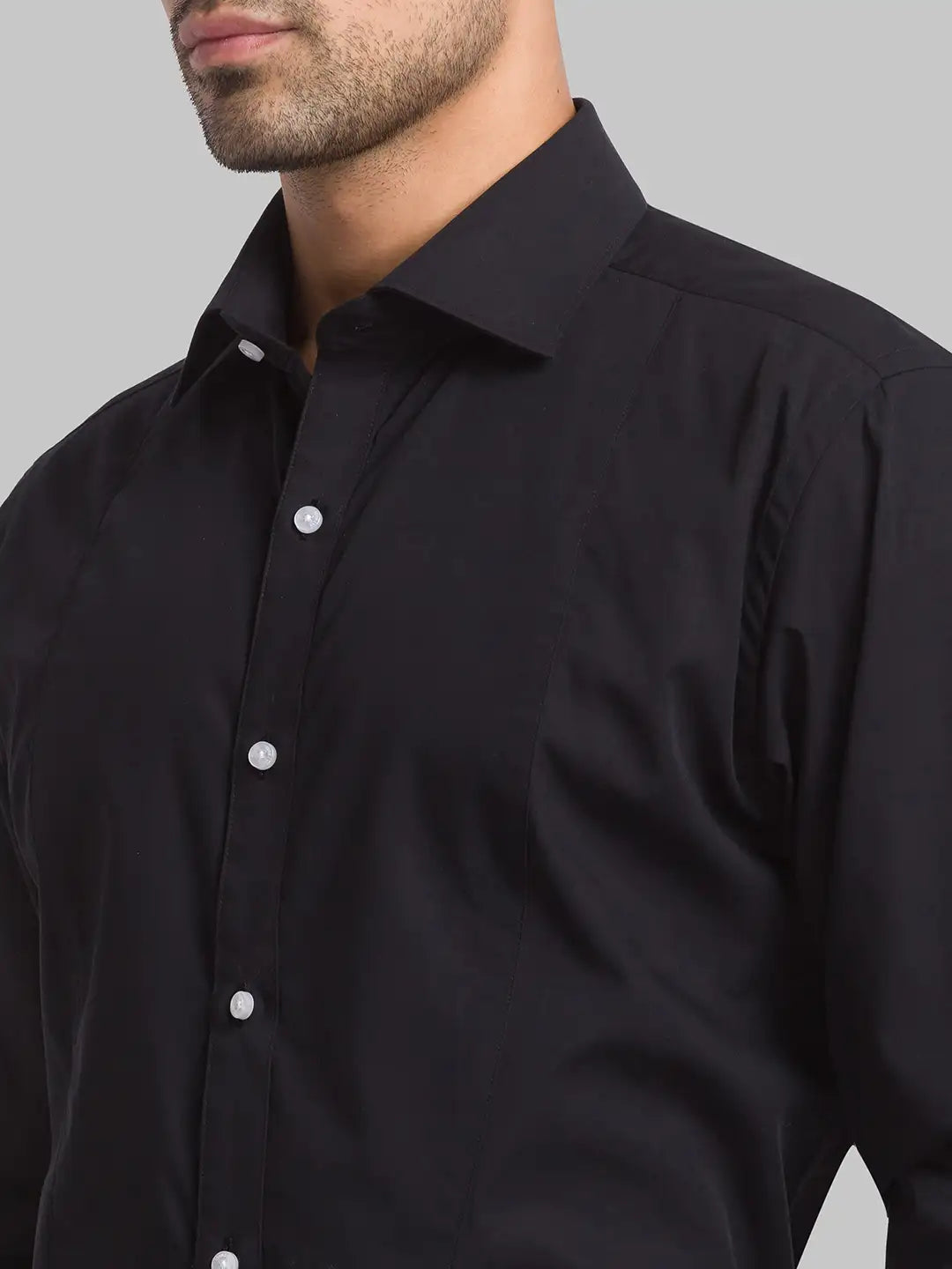 Men Slim Fit Brown Shirt