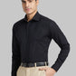 Raymond Men White Solid Contemporary Fit Cotton Shirt