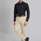 Raymond Men White Solid Contemporary Fit Cotton Shirt