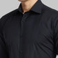 Raymond Men White Solid Contemporary Fit Cotton Shirt