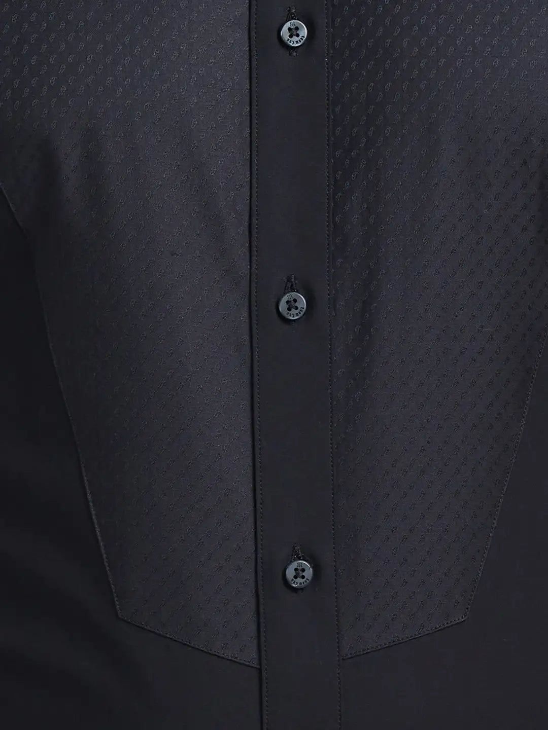 Raymond Men White Solid Contemporary Fit Cotton Shirt