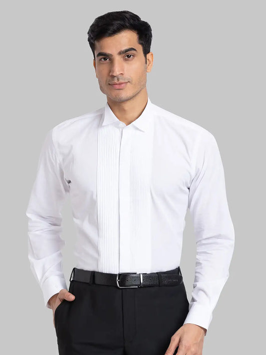 Raymond Men Brown Structure Contemporary Fit Cotton Shirt