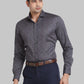 Men Petrol Slim Print Cotton Shirts