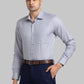 Men Petrol Contemporary Fit Structure Cotton Shirts