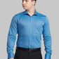 Men Violet Contemporary Fit Structure Cotton Shirts