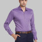 Men Yellow Contemporary Fit Structure Cotton Shirts