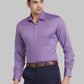 Men Yellow Contemporary Fit Structure Cotton Shirts