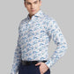 Men Slim Fit Blue Shirt