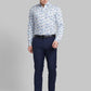 Men Slim Fit Blue Shirt