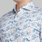 Men Slim Fit Blue Shirt
