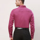 Raymond Men Grey Stripe Contemporary Fit Cotton Cutaway Collar Shirt