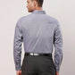 Raymond Men Red Stripe Contemporary Fit Cotton Cutaway Collar Shirt