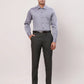 Raymond Men Red Stripe Contemporary Fit Cotton Cutaway Collar Shirt