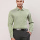 Raymond Men Red Stripe Contemporary Fit Cotton Cutaway Collar Shirt