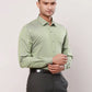 Raymond Men Red Stripe Contemporary Fit Cotton Cutaway Collar Shirt