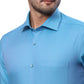 Raymond Men Green Solid Contemporary Fit Cotton Blend Full Sleeve Regular Collar Shirt