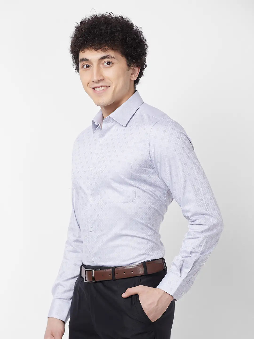 Raymond Regular Fit Checkered Dark Blue Blazer
