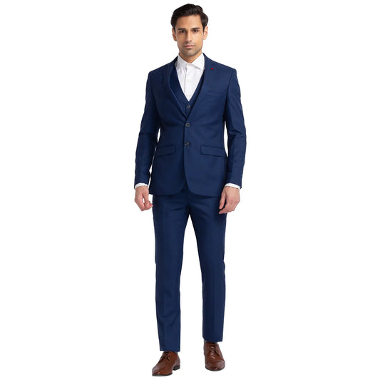 Men Regular Fit Light Grey Trouser